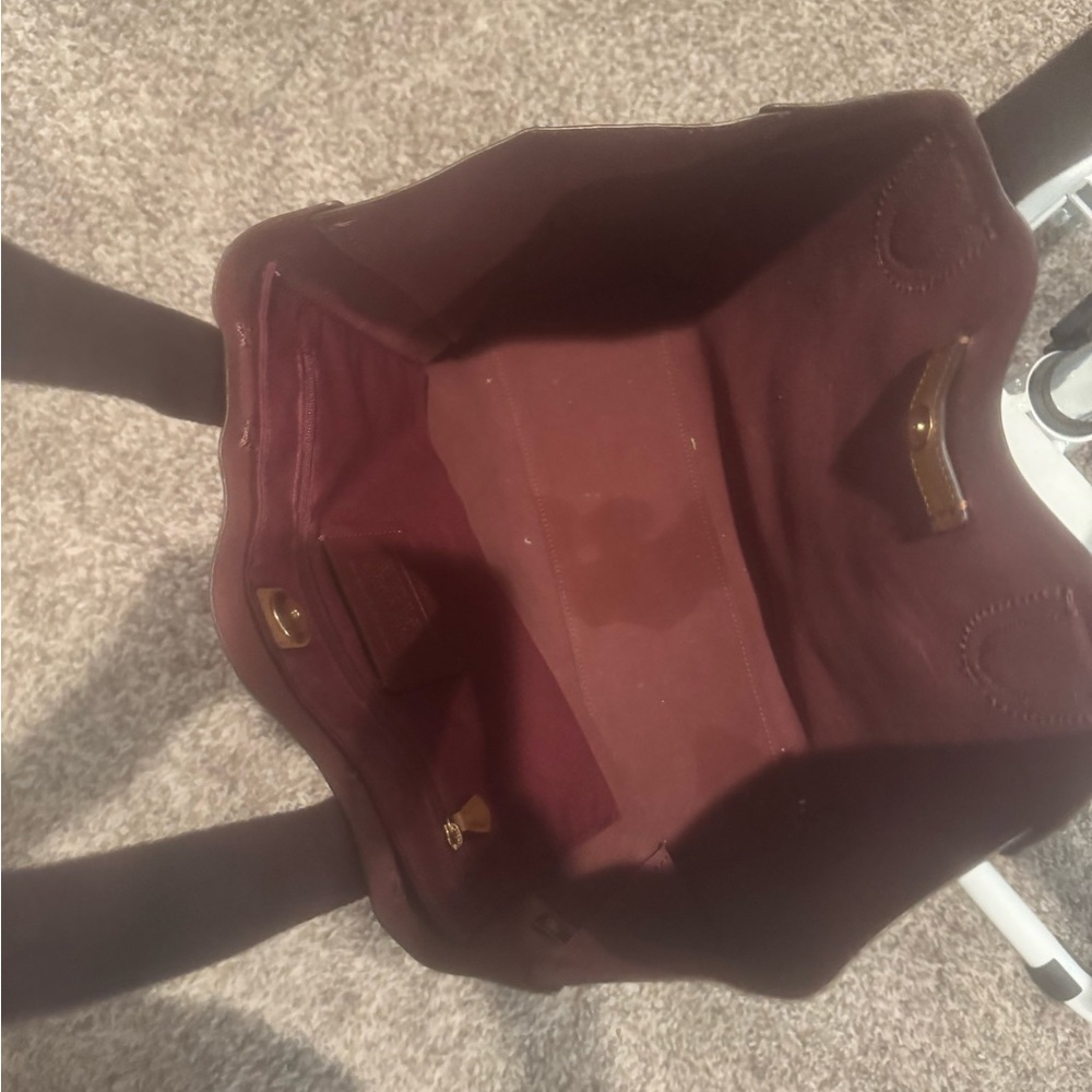 Coach Brown Leather Tote Bag - Picture 4 of 4
